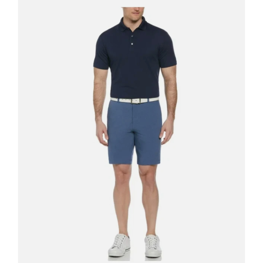 Ben Hogan Men's Stretch Golf Shorts Active Waistband Denim Heather Size 32 NWT